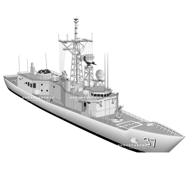 阳高充气侦查船模型